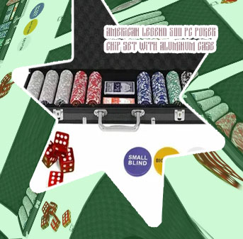500 chip poker set in aluminium case