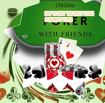 Play heads up poker with a friend